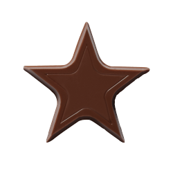 Stelle di cioccolato - Chocolate Stars Fondenti
