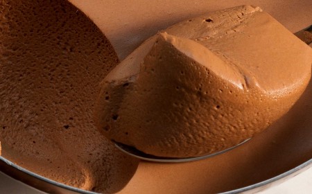 Milchschokoladen-Mousse aus Ganache