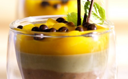 Mango and chocolate summer delight
