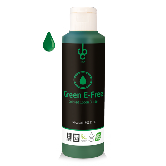 Colored Cocoa Butter Green E-Free - 245gr - From Natural Origin