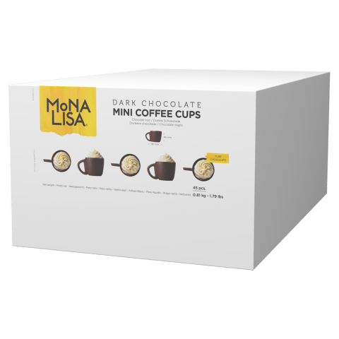 Dark Chocolate Mini Coffee Cups