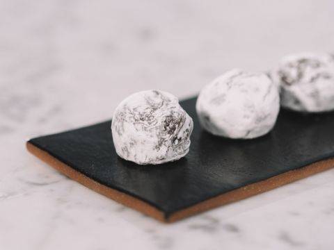 Piped Rum Truffles