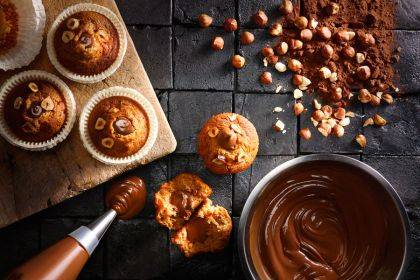 Hazelnut muffin