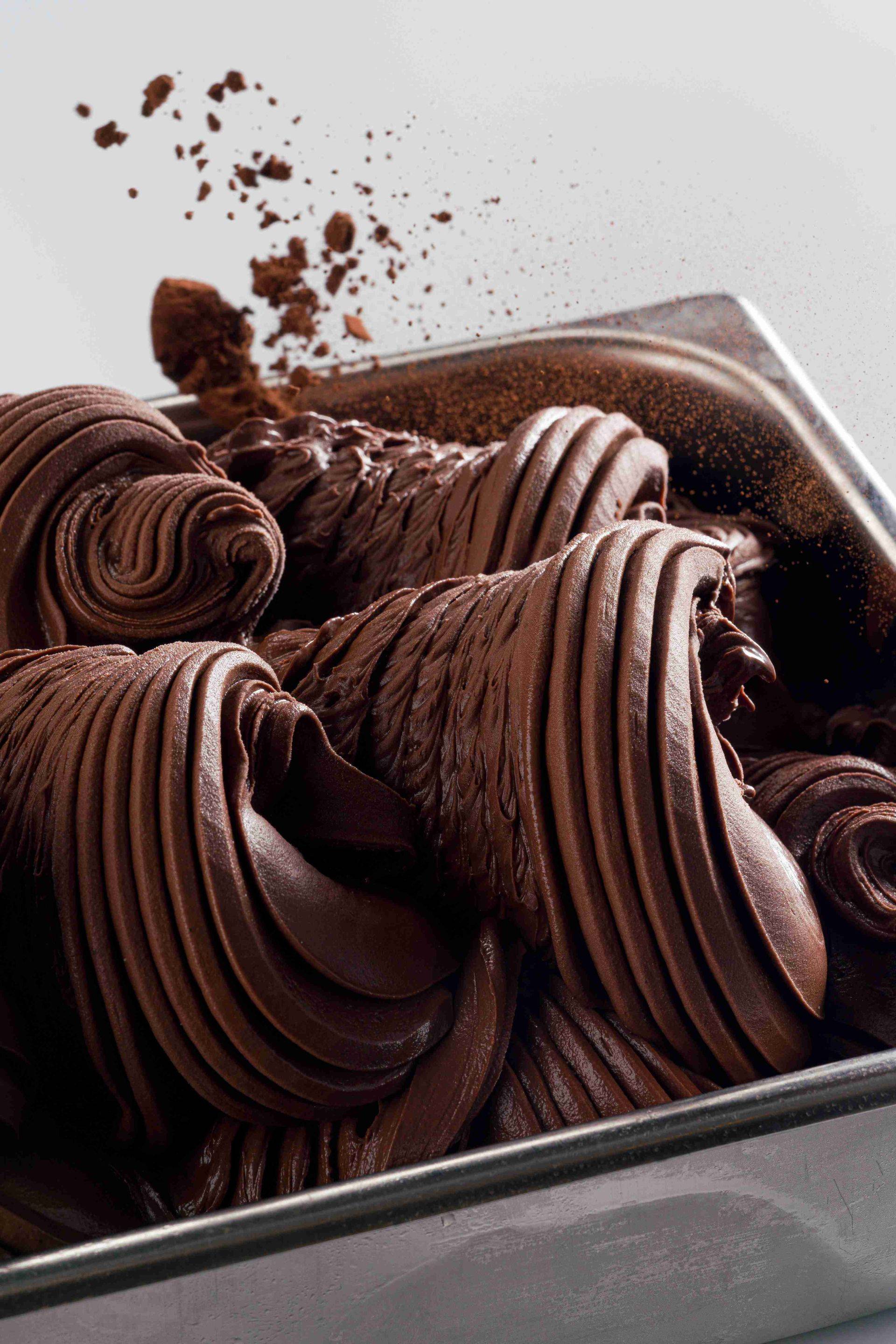 Chocolate sorbet