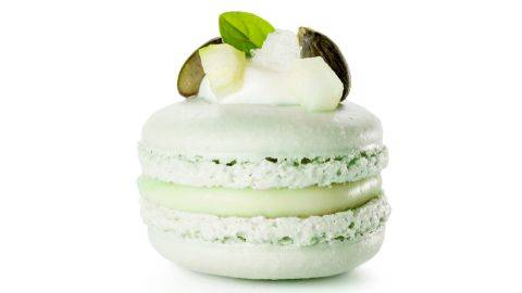 Cucumber and Zephyr™ macaron