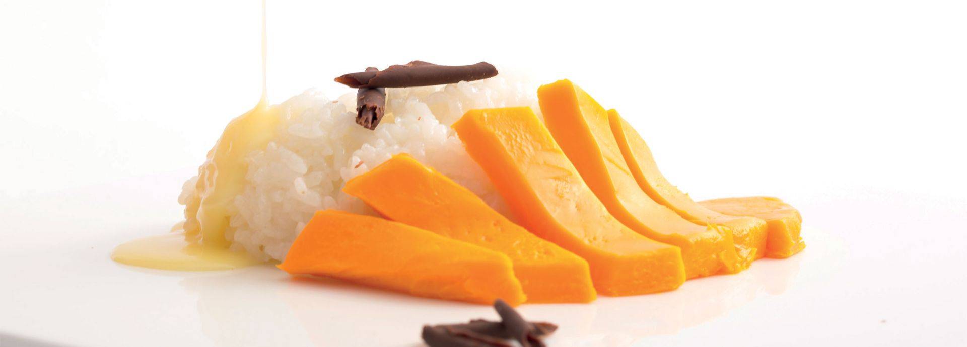 Chocolate sticky rice