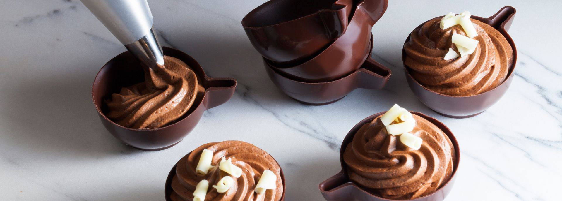 Dark chocolate chantilly
