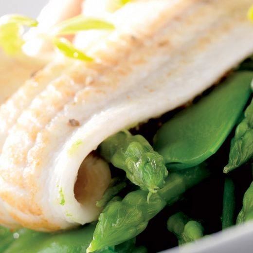 Fried sole