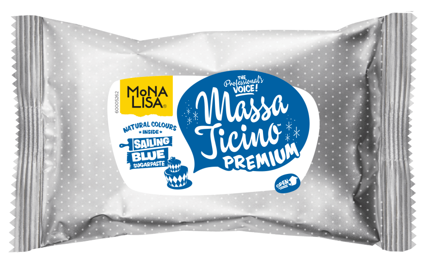 Massa Ticino Tropic Sailing BLUE - Sugarpaste - 0,25KG
