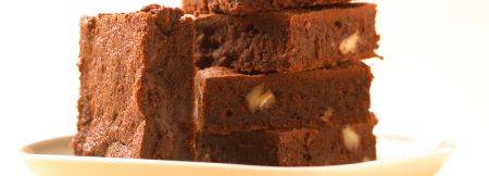 Brownie de chocolate e avelãs
