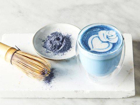 Blue Matcha Flat White